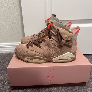 Travis Scott x Air Jordan 6 Retro 'British Khaki'